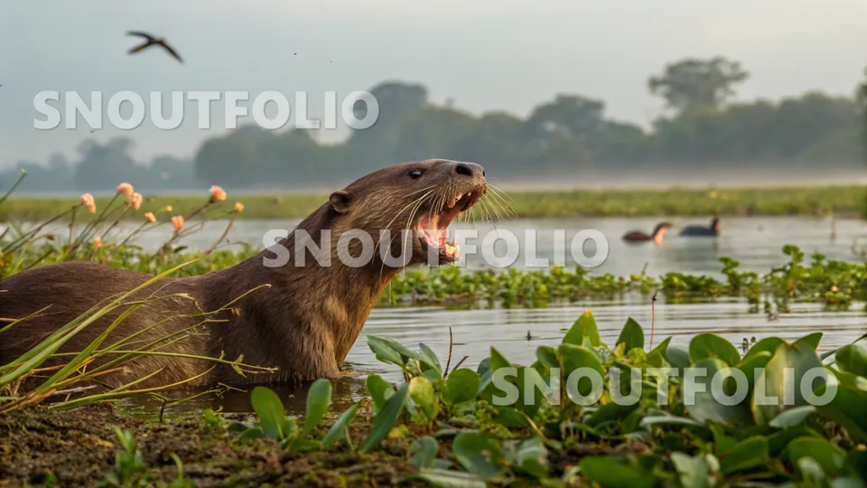 Golden Wanderer of the Giant otter