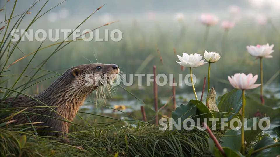 Calm Charm of the Hairy-nosed otter