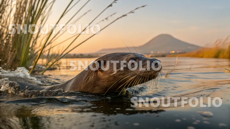Gentle Essence of the African clawless otter