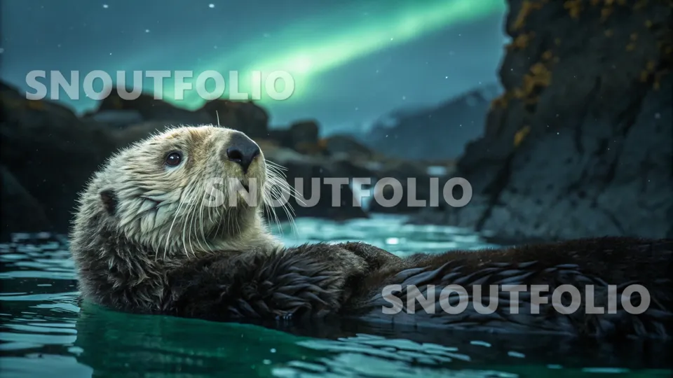 Elegant Aura of the Sea otter