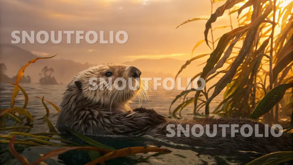 Radiant Aura of the Sea otter