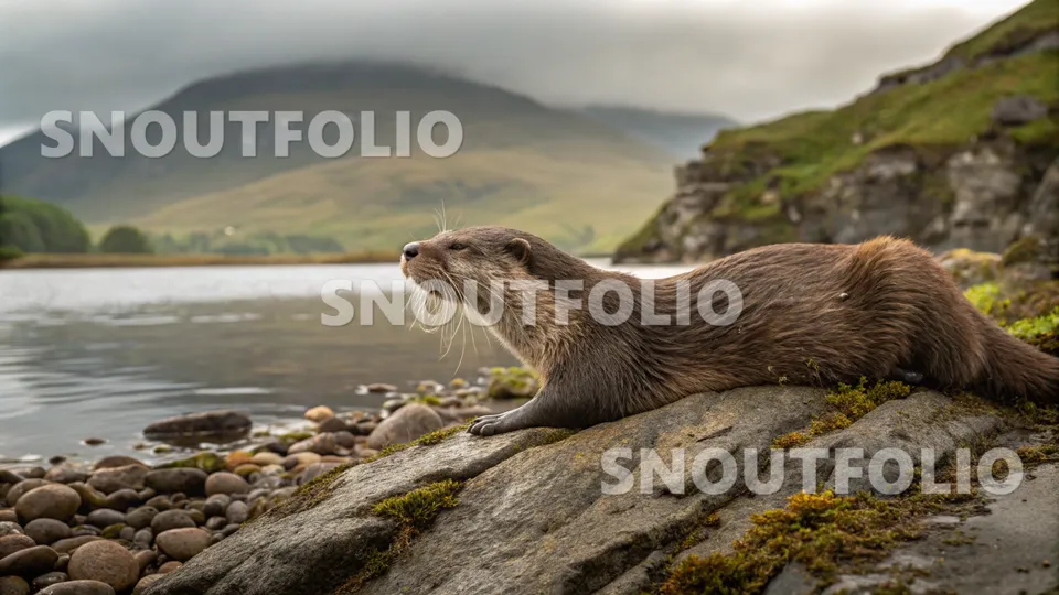 Faithful Gaze of the European otter