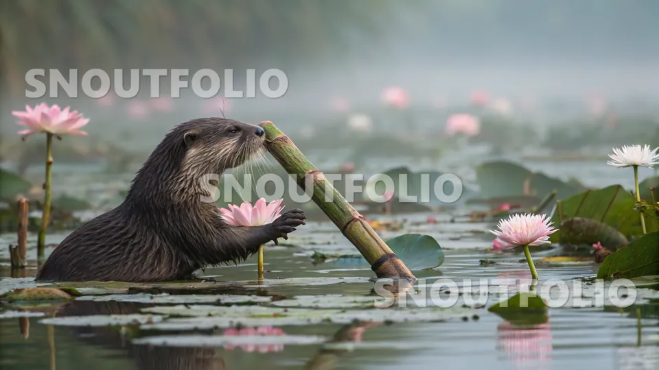 Mighty Whimsy of the Asian small-clawed otter