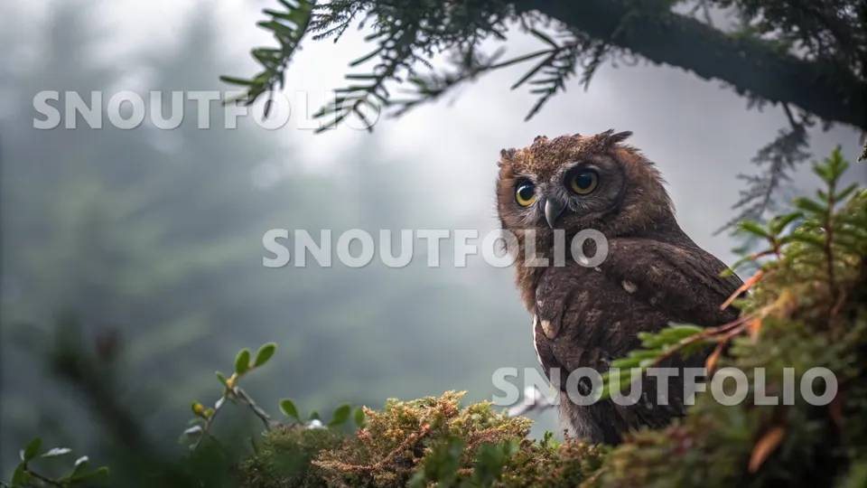 Playful Spirit of the Annobon Scops Owl