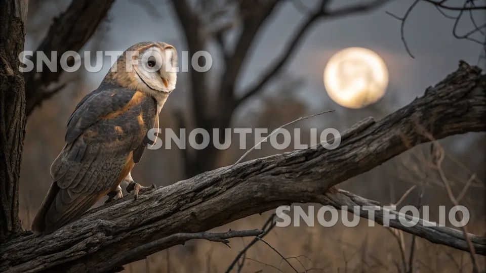 Bright Whimsy of the Ashy-faced Owl