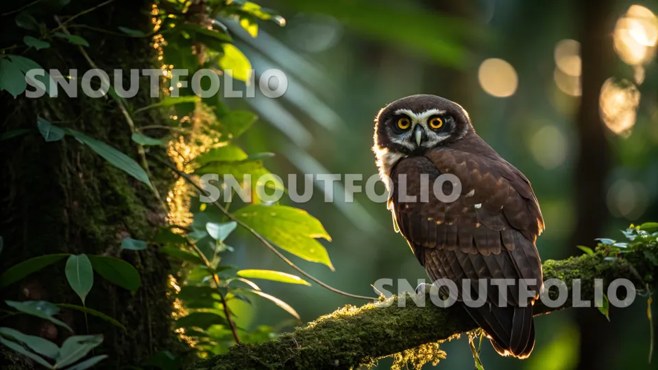 Bright Echo of the Spectacled Owl