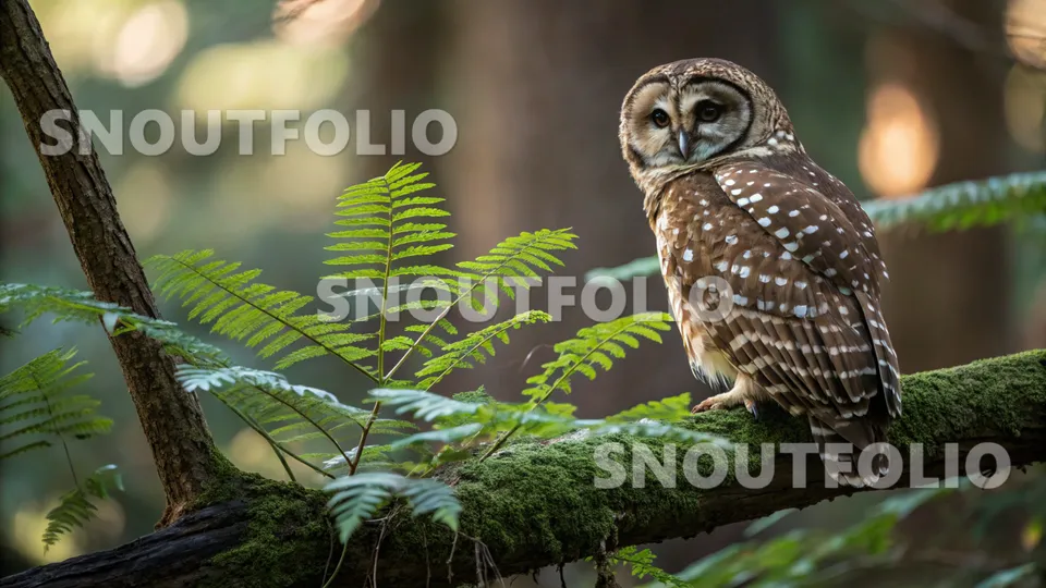 Faithful Silhouette of the California Spotted Owl
