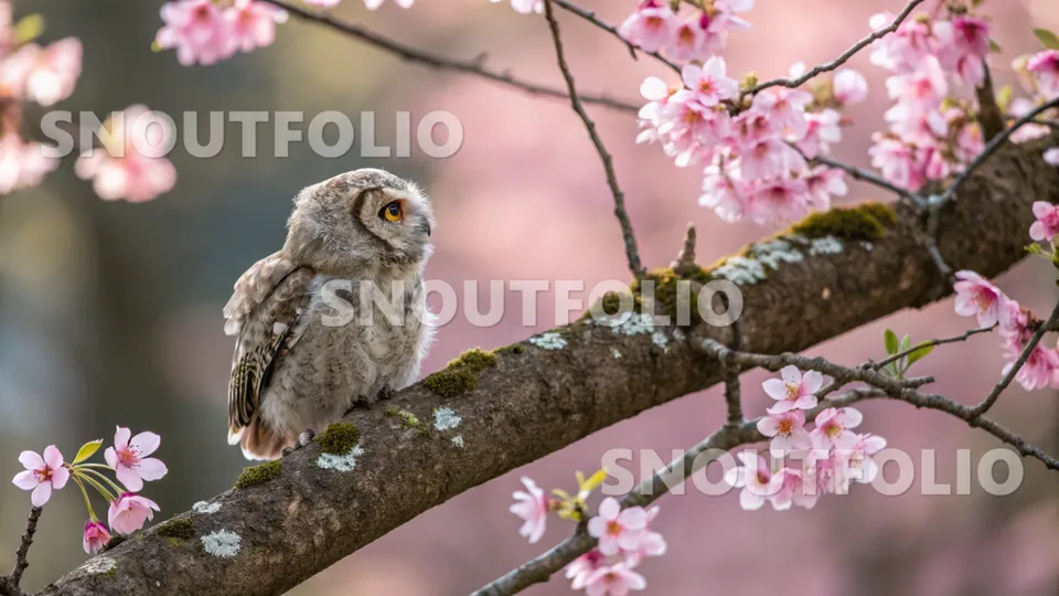 Noble Sight of the Collared Scops Owl