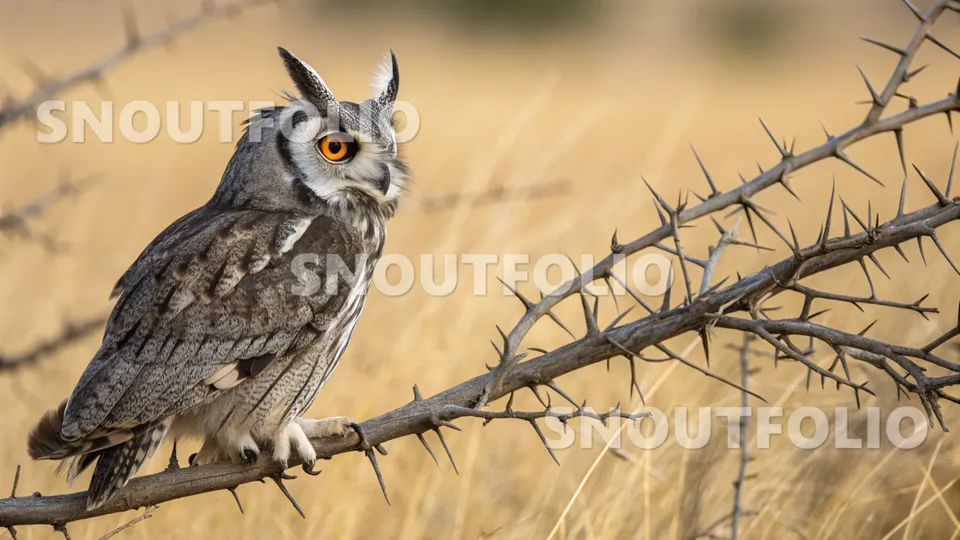 Quiet Soul of the African White-faced Owl