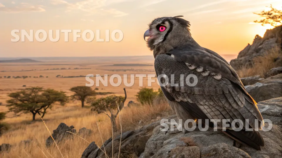 Gentle Spirit of the Verreaux's Eagle-Owl (Giant Eagle-Owl)