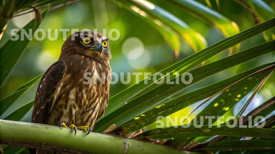 Playful Sight of the Christmas Island Boobook