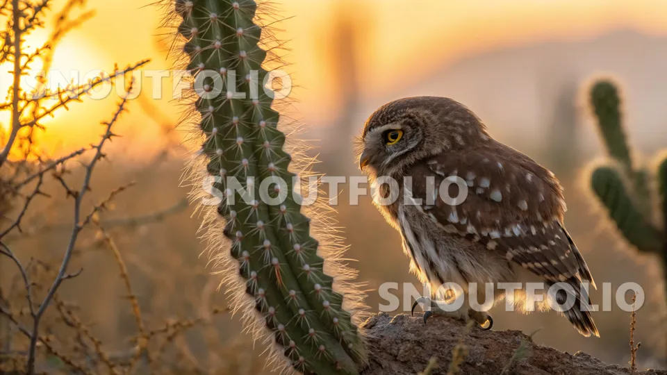 Lively Sight of the Least Pygmy Owl