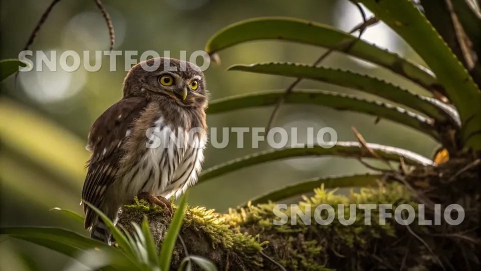 Bright Charm of the Cloudforest Pygmy Owl