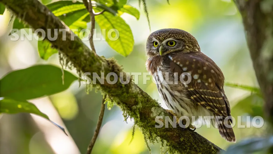 Cheerful Companion of the Subtropical Pygmy Owl