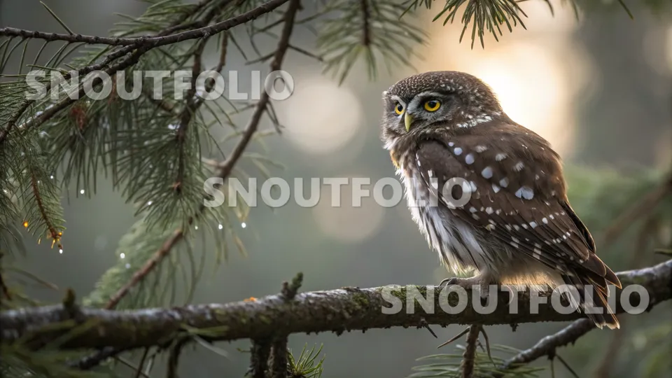 Calm Essence of the Eastern Pygmy Owl