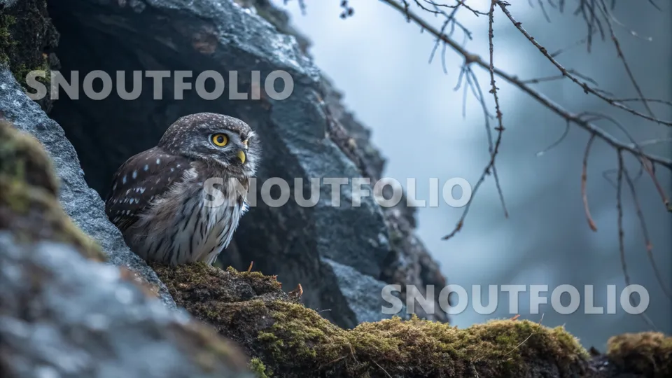 Majestic Sight of the Mountain Pygmy Owl