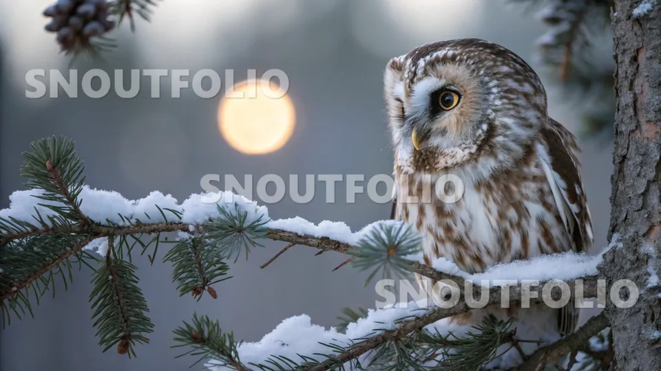 Wild Aura of the Boreal Owl