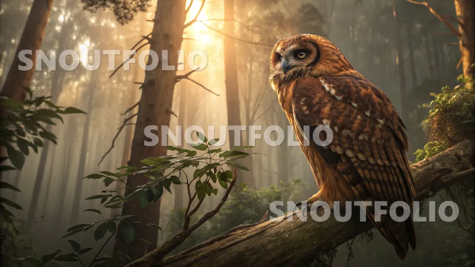 Wild Echo of the Rufous Owl