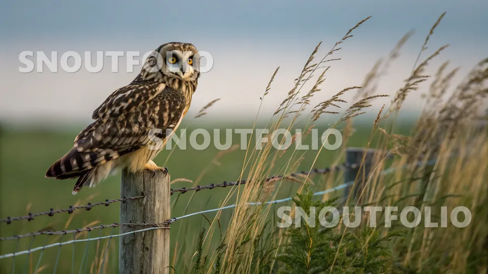 Noble Spirit of the Short-eared Owl