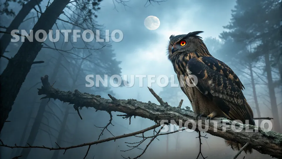 Wild Charm of the Stygian Owl