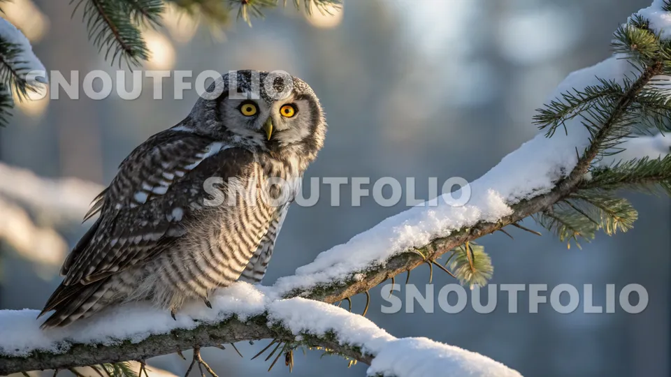 Loyal Stride of the Himalayan Owl