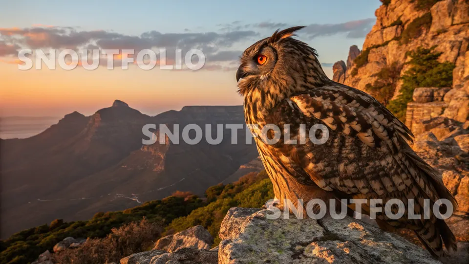 Bold Spirit of the Cape Eagle-Owl