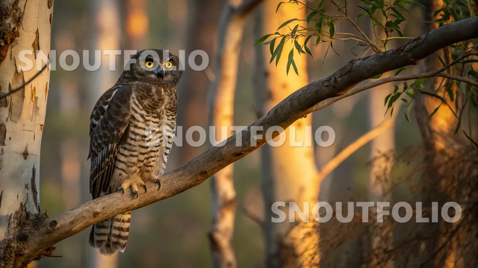 Lively Spirit of the Powerful Owl