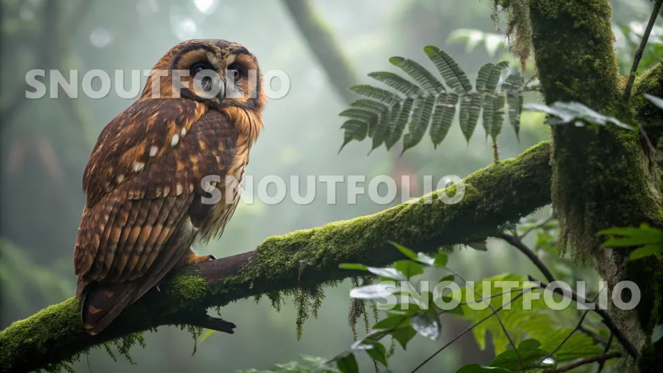 Bright Pose of the Samoan Owl