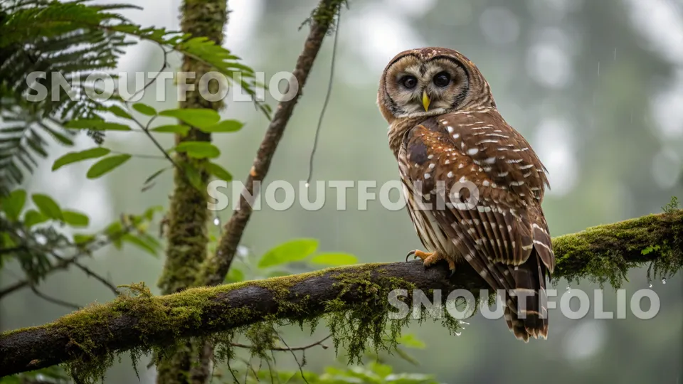 Wild Soul of the Rusty-barred Owl