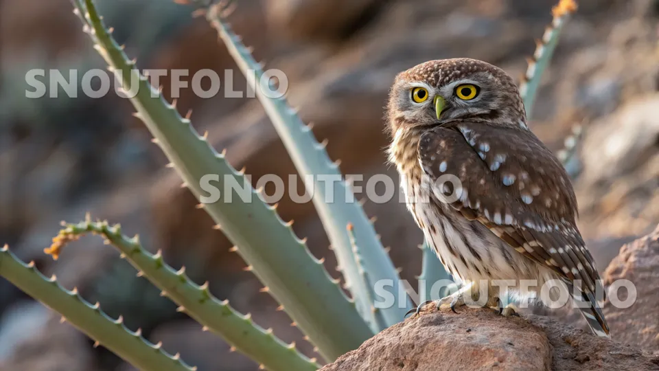 Graceful Charm of the Mountain Pygmy Owl