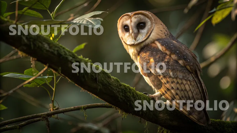 Gentle Whisper of the Lesser Masked Owl