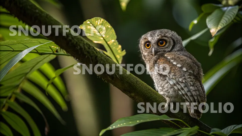 Noble Journey of the Sunda Scops Owl