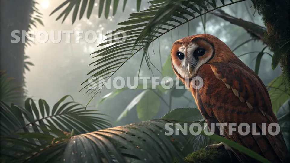 Curious Whimsy of the Oriental Bay Owl