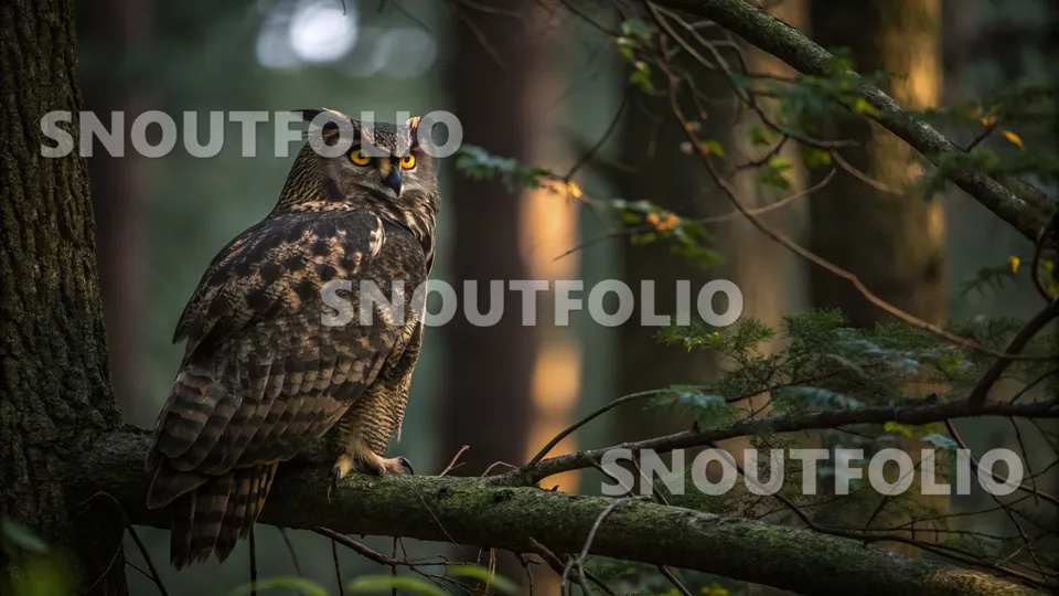 Calm Spirit of the Forest Eagle-Owl
