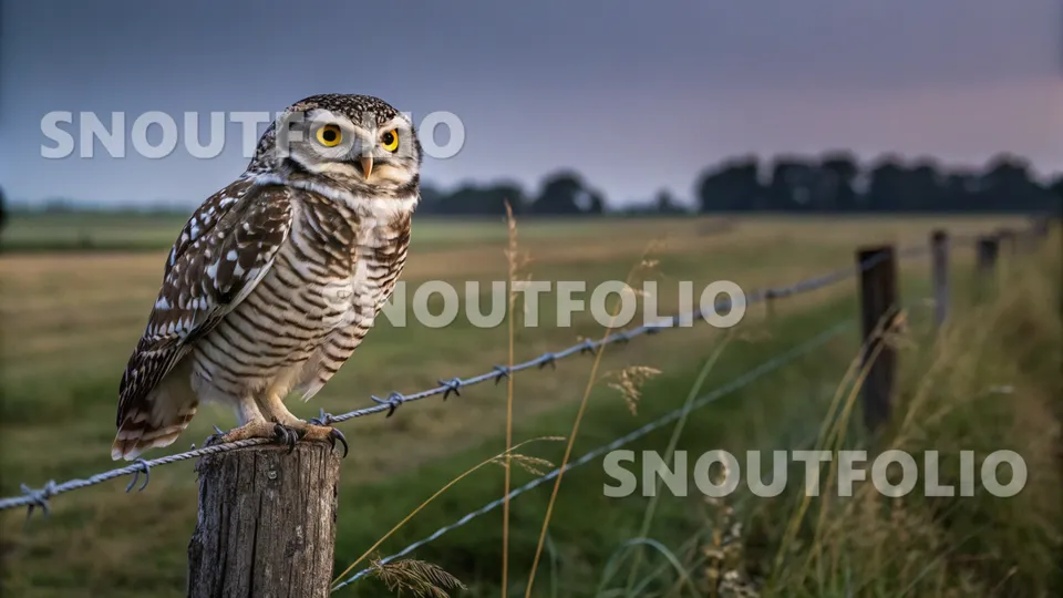 Lively Journey of the Striped Owl