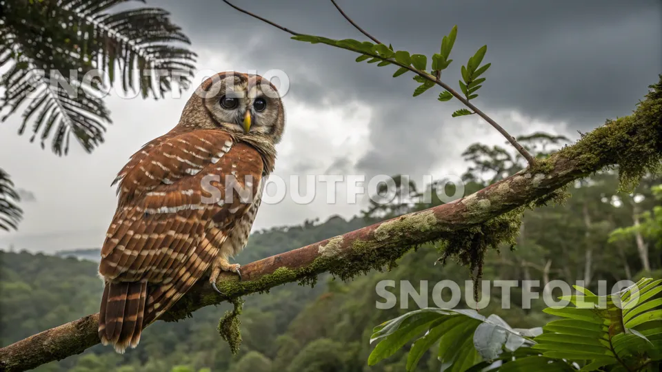 Loyal Sight of the Rusty-barred Owl