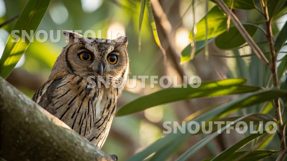 Playful Aura of the Sokoke Scops Owl