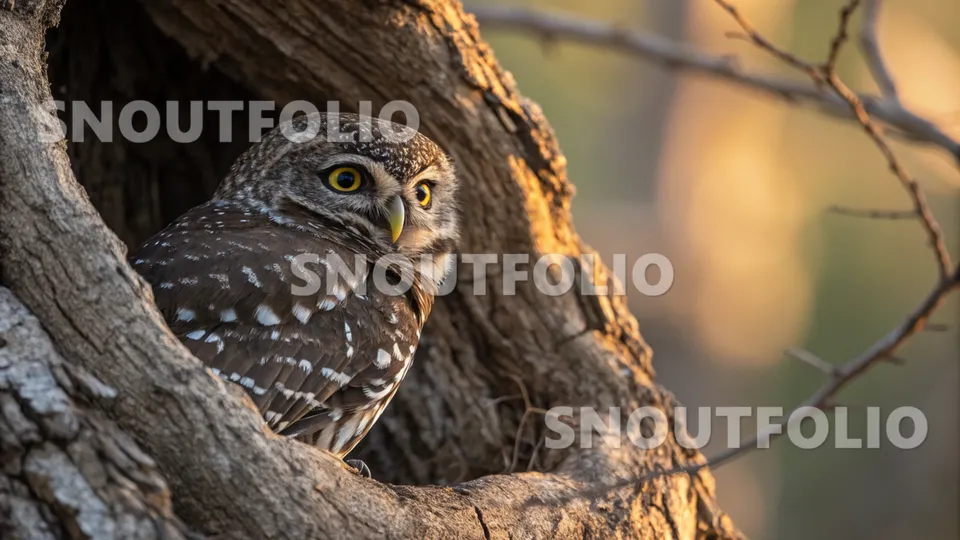 Charming Journey of the African Barred Owlet