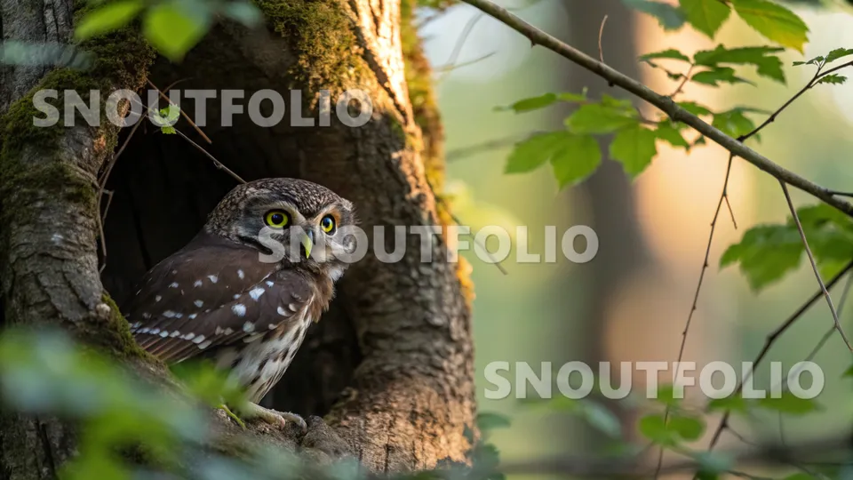 Lively Essence of the Forest Owlet