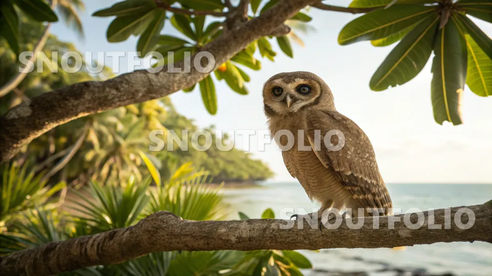 Majestic Aura of the Narcondam Owl