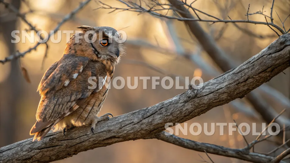 Charming Spark of the Mayotte Scops Owl