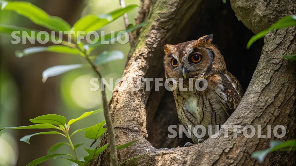 Majestic Whimsy of the Otus manadensis