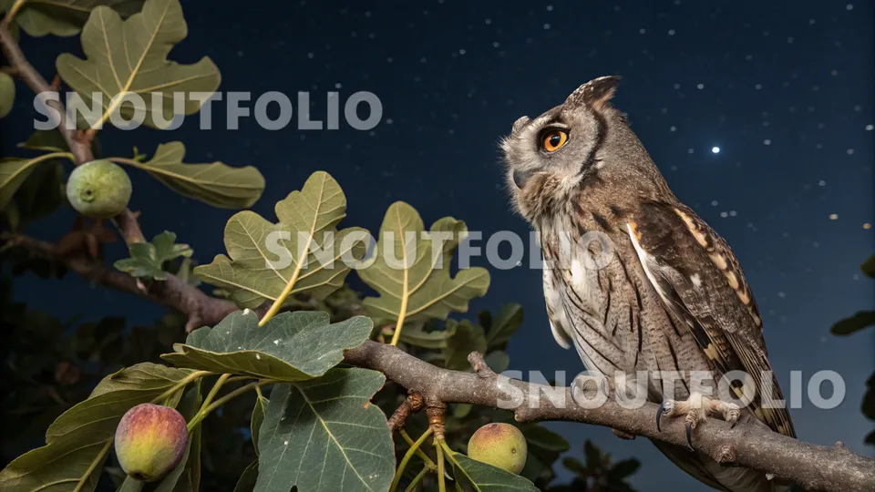Quiet Presence of the Otus scops