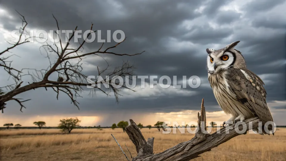 Calm Whiff of the Otus leucotis