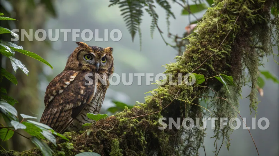 Wild Glimpse of the Otus guatemalae