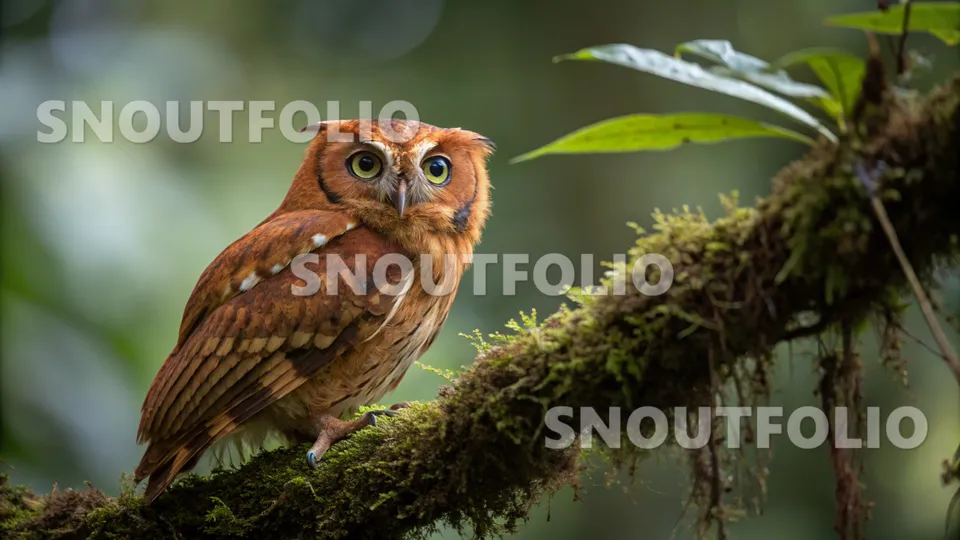 Bold Whimsy of the Otus colombianus