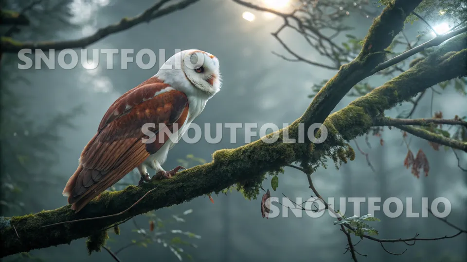 Loyal Whimsy of the Otus leucopsis
