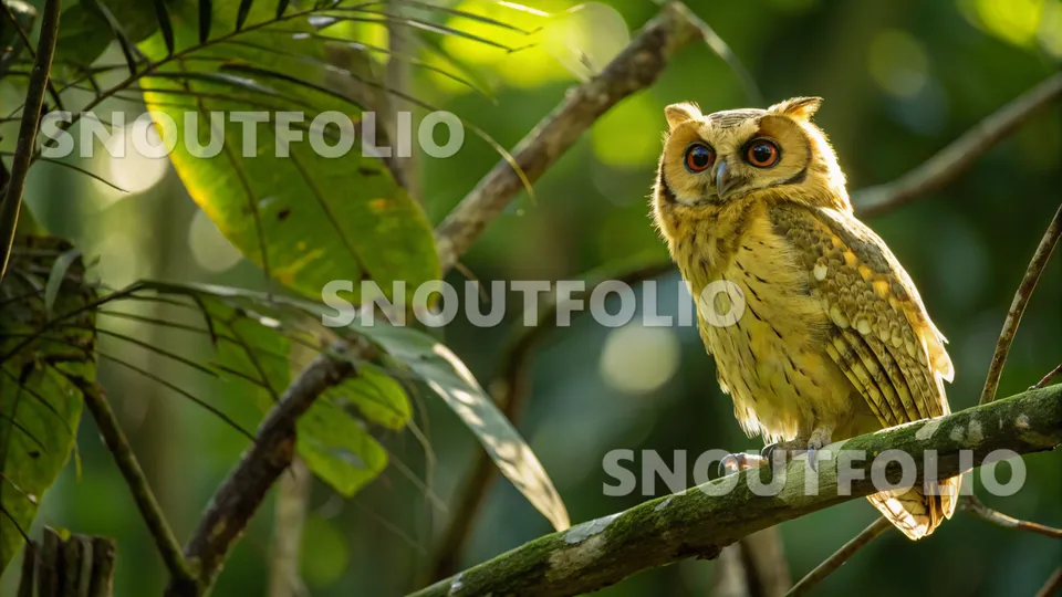 Mighty Companion of the Otus icterorhynchus