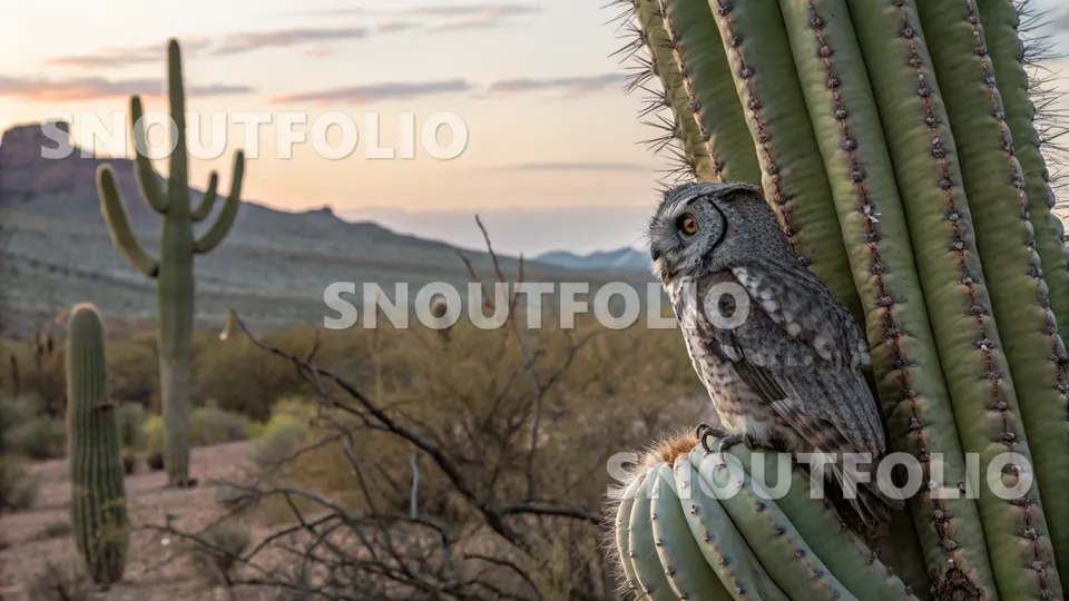Quiet Sight of the Otus kennicottii
