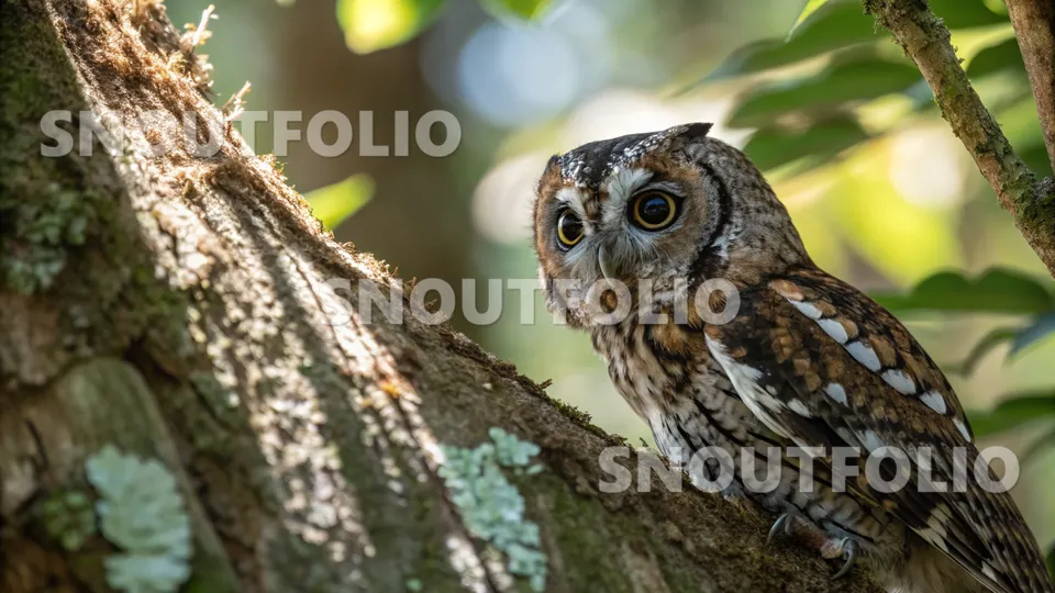Wild Stride of the Everett's Scops Owl
